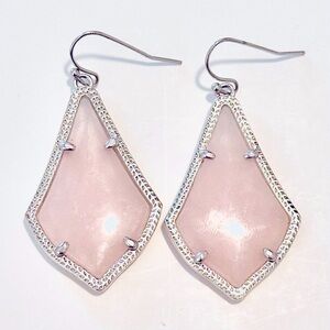 Kendra Scott Pink Dangle Earrings